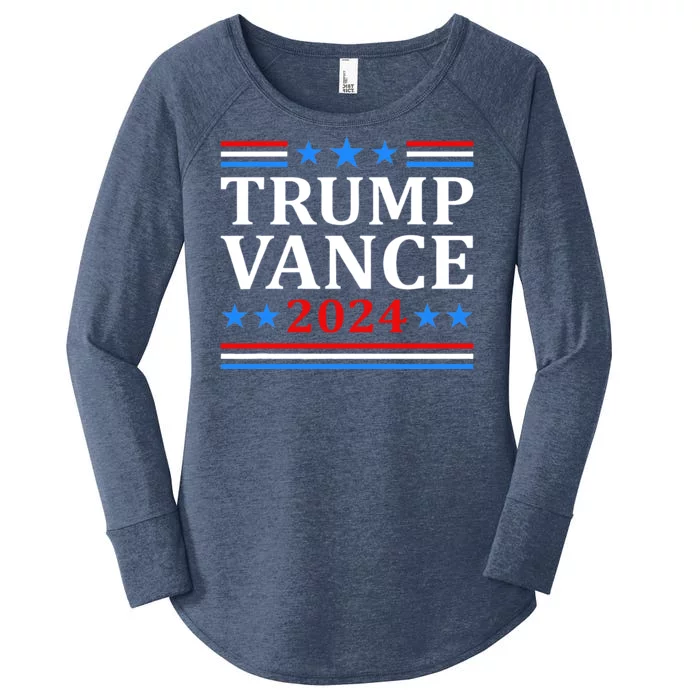 Trump Vance 2024 For President Vp Usa Election Women's Perfect Tri Tunic Long Sleeve Shirt