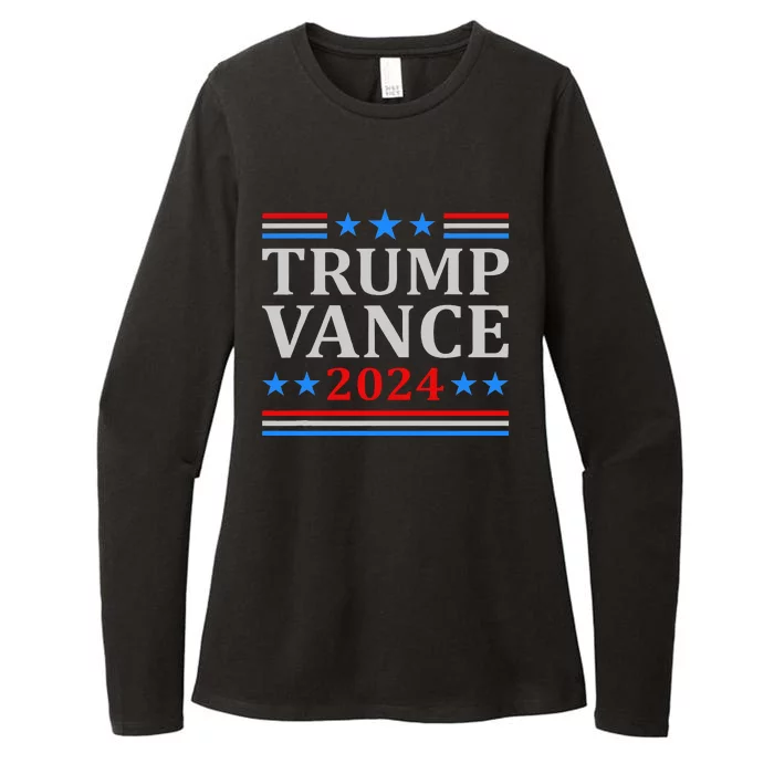 Trump Vance 2024 United States Presidential Election Womens CVC Long Sleeve Shirt