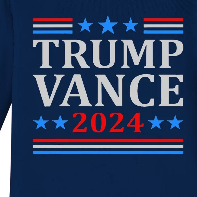 Trump Vance 2024 United States Presidential Election Baby Long Sleeve Bodysuit