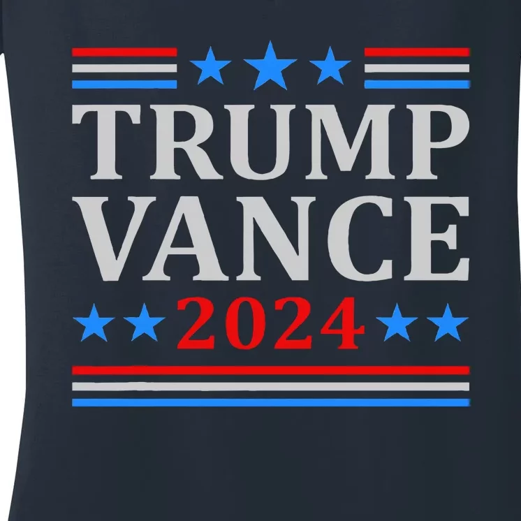 Trump Vance 2024 United States Presidential Election Women's V-Neck T-Shirt