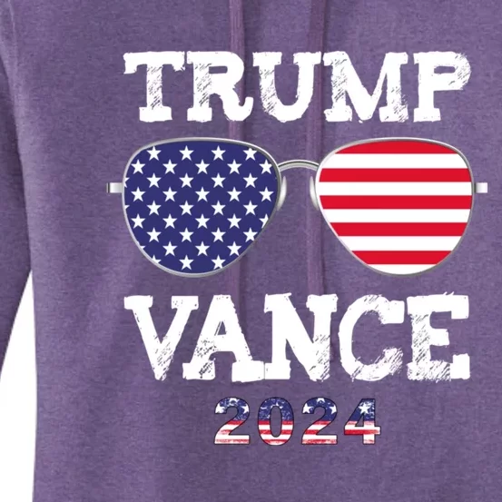 Trump Vance 2024 President Trump Supporter Reelection Women's Pullover Hoodie