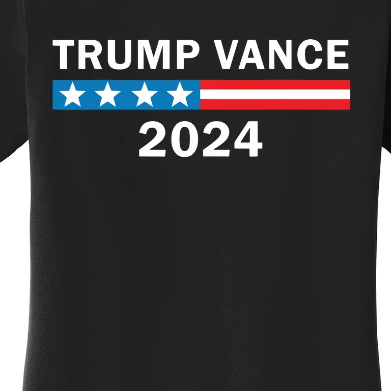 Trump Vance 2024 For President Vp Usa Republican Election Women's T-Shirt