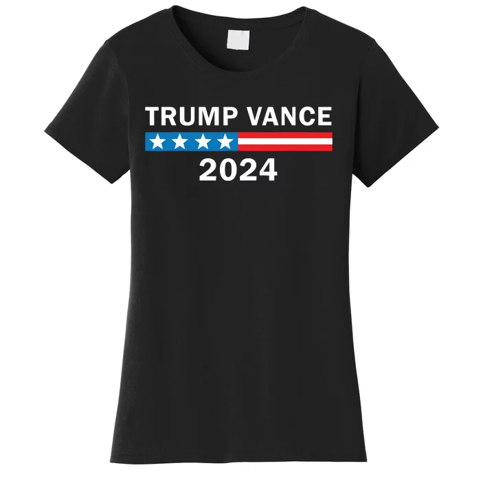 Trump Vance 2024 For President Vp Usa Republican Election Women's T-Shirt