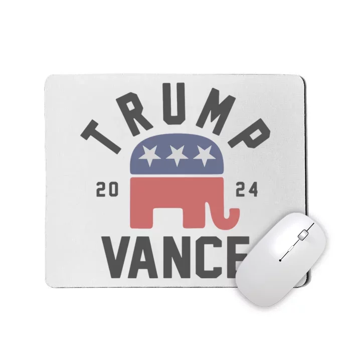 Trump Vance 2024 President Trump Supporter Reelection Mousepad