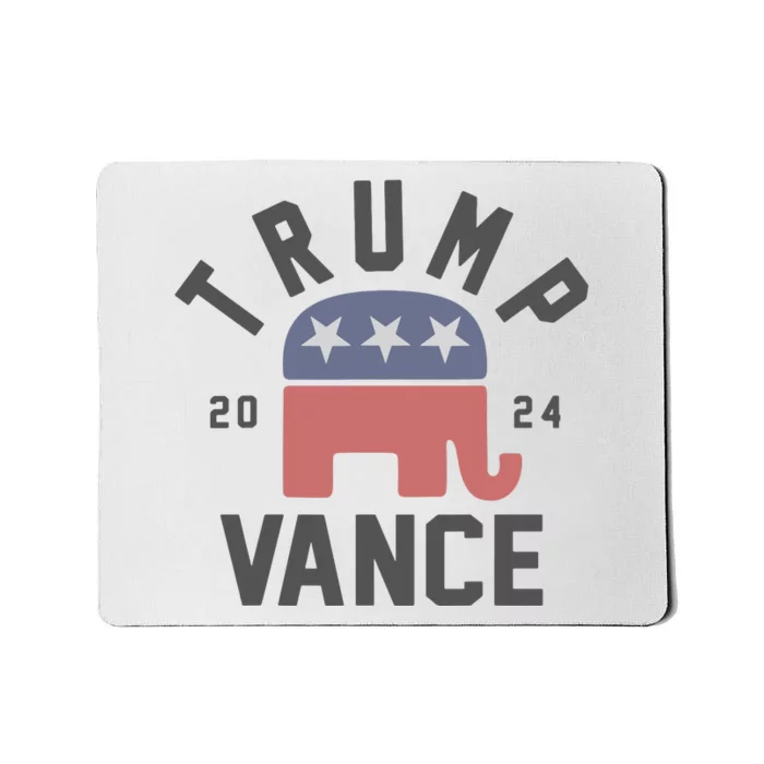 Trump Vance 2024 President Trump Supporter Reelection Mousepad