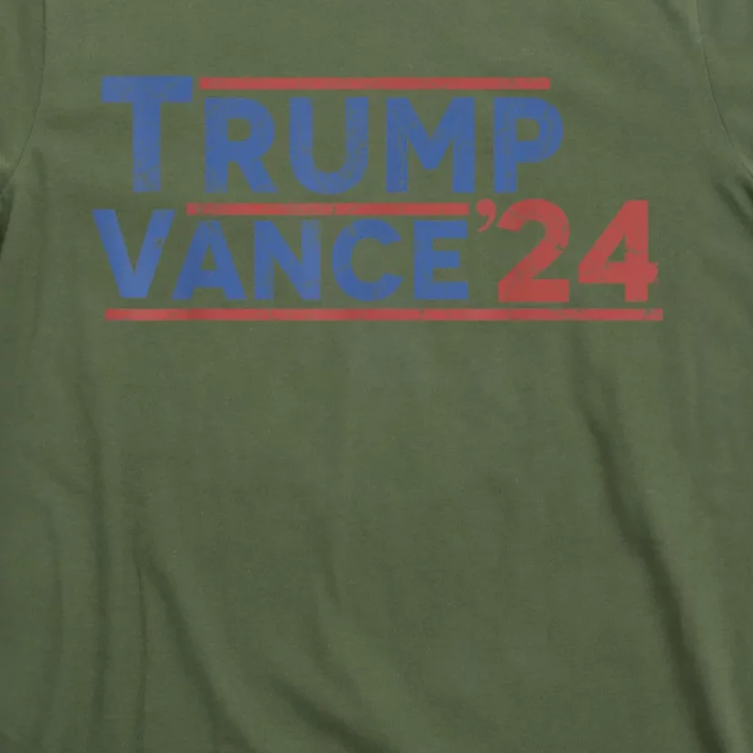 Trump Vance 2024 Retro Usa President Rally 2024 T-Shirt