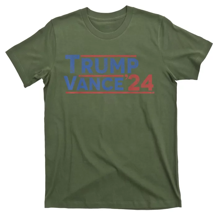 Trump Vance 2024 Retro Usa President Rally 2024 T-Shirt