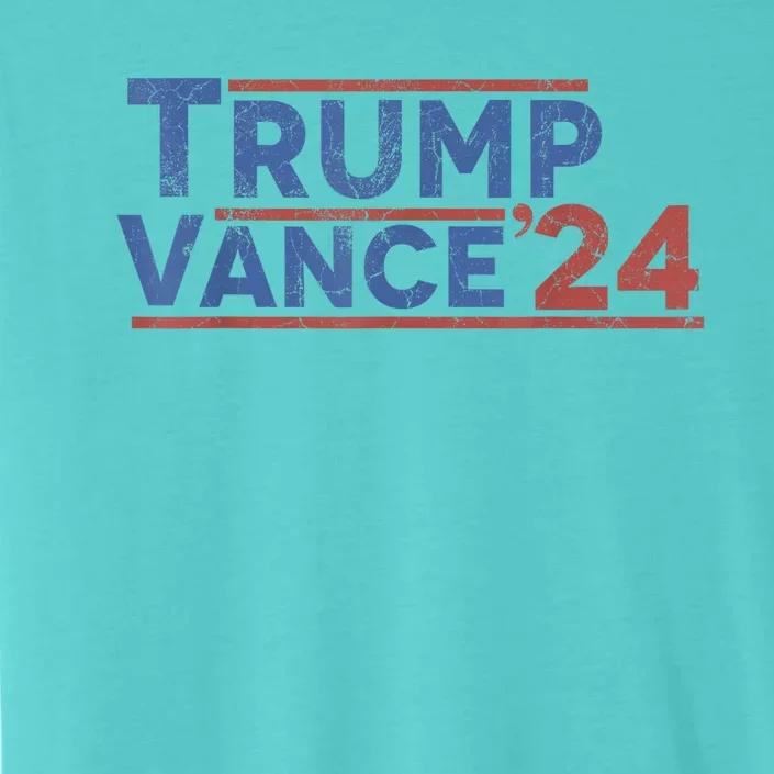 Trump Vance 2024 Retro Usa President Rally 2024 ChromaSoft Performance T-Shirt