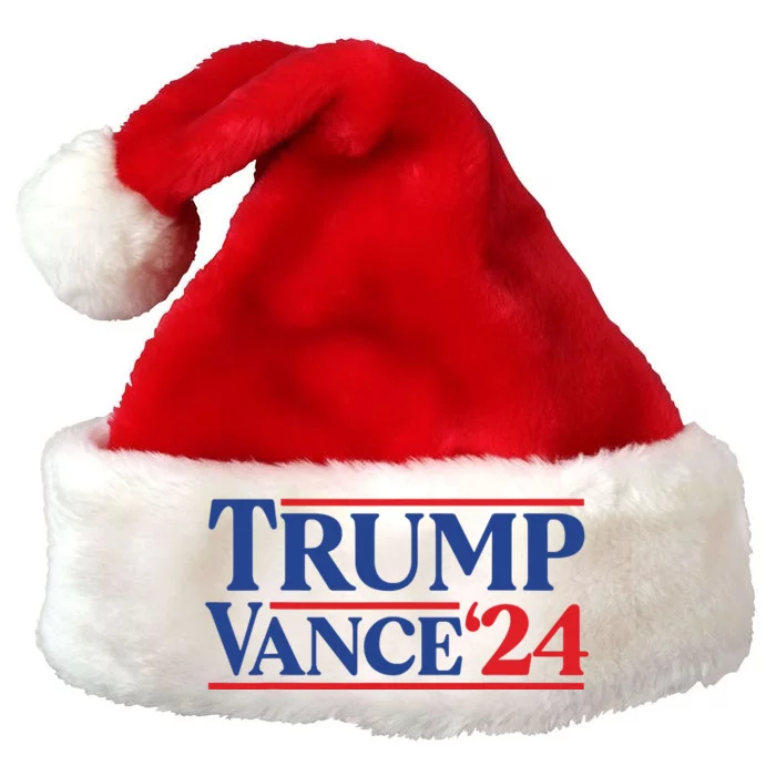 Trump Vance 2024 Donald Trump Jd Vance For President Premium Christmas Santa Hat