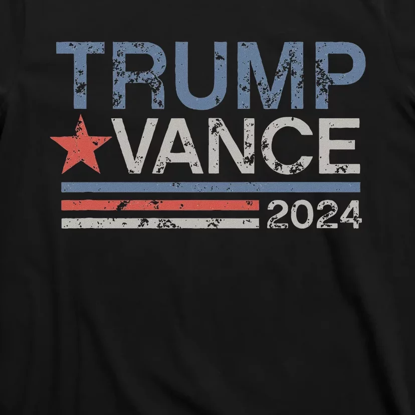 Trump Vance 2024 Retro Featuring Trump And Jd Vance T-Shirt