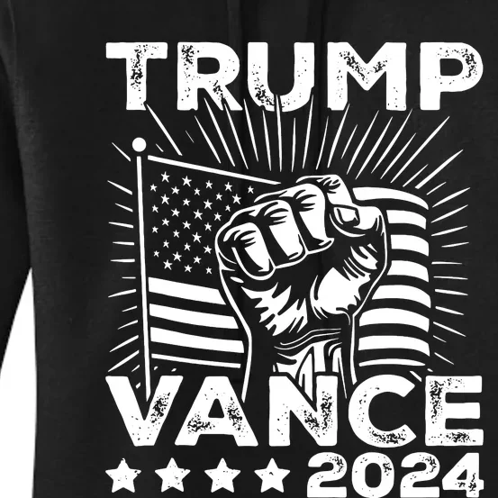 Trump Vance 2024 Donald Trump Jd Vance For President Women's Pullover Hoodie