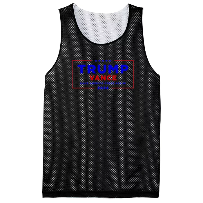 Trump Vance 2024 Brick Wall Texture Mesh Reversible Basketball Jersey Tank