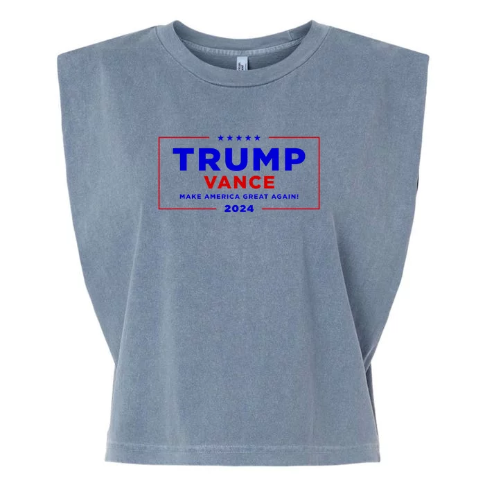 Trump Vance 2024 Brick Wall Texture Garment-Dyed Women's Muscle Tee