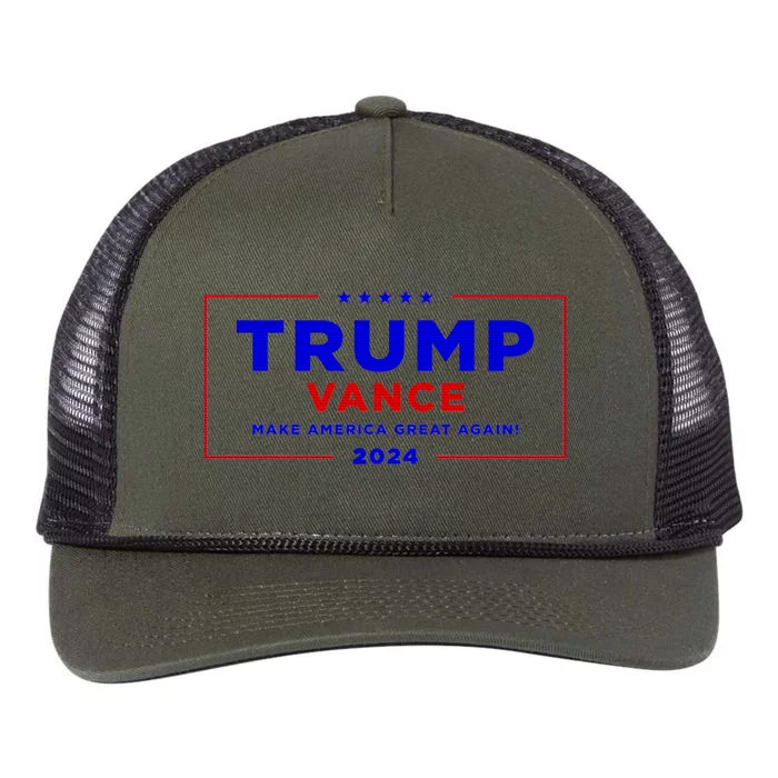 Trump Vance 2024 Brick Wall Texture Retro Rope Trucker Hat Cap