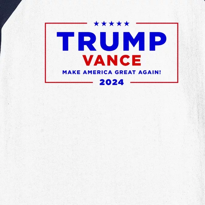 Trump Vance 2024 Brick Wall Texture Baseball Sleeve Shirt