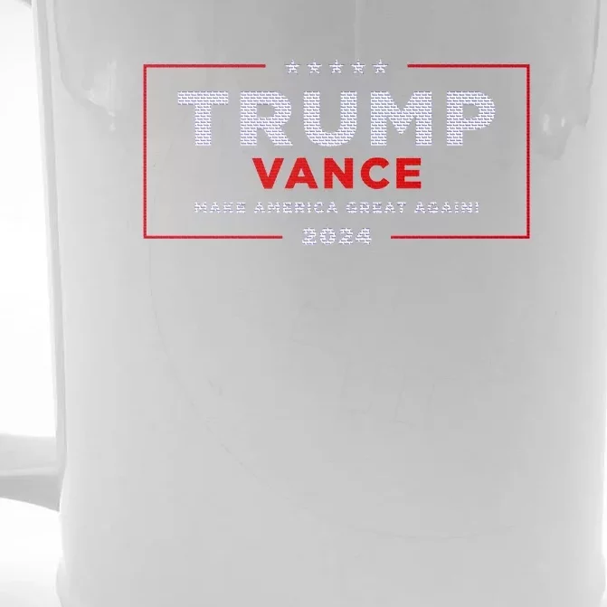 Trump Vance 2024 Brick Texture Front & Back Beer Stein