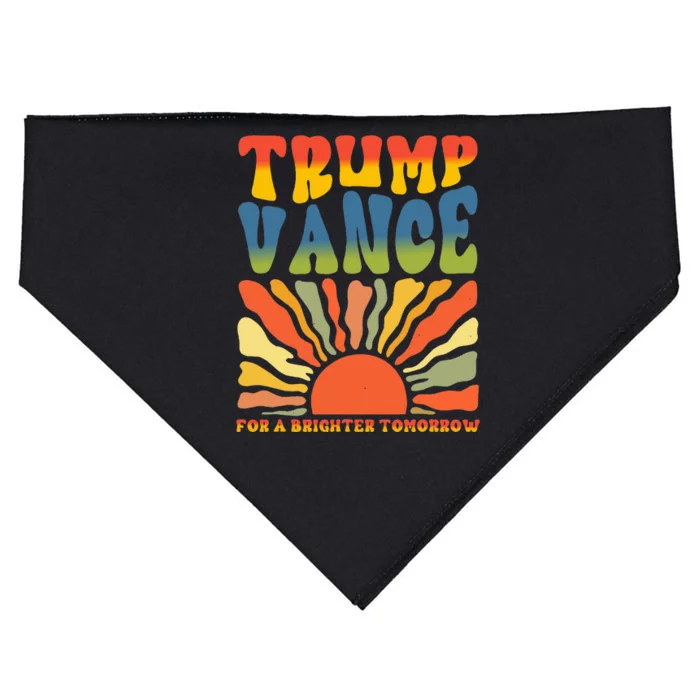 Trump Vance 2024 Campaign Apparel Patriotic Election Wear USA-Made Doggie Bandana