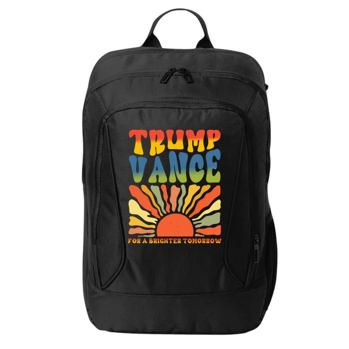 Trump Vance 2024 Campaign Apparel Patriotic Election Wear City Backpack