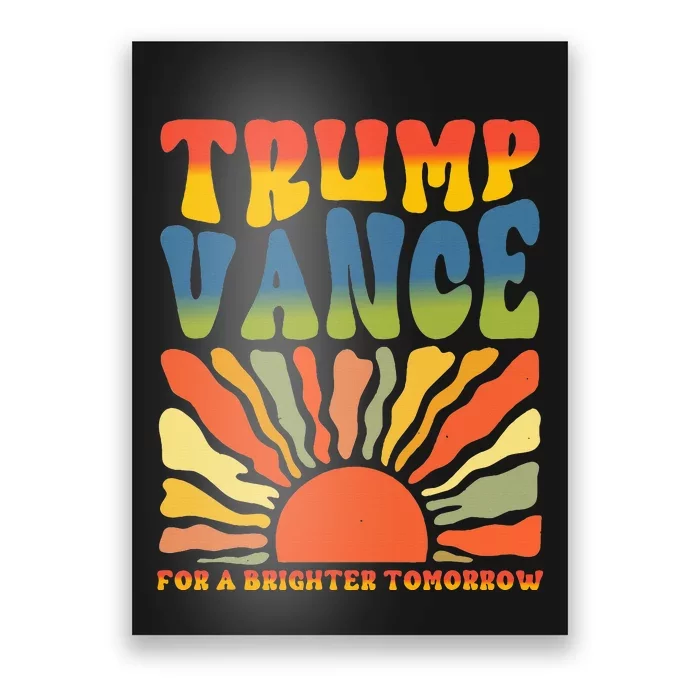 Trump Vance 2024 Campaign Apparel Patriotic Election Wear Poster