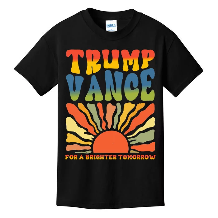 Trump Vance 2024 Campaign Apparel Patriotic Election Wear Kids T-Shirt