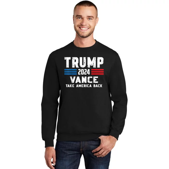 Trump Vance 2024 Vp Eagle America Election Take America Back Sweatshirt