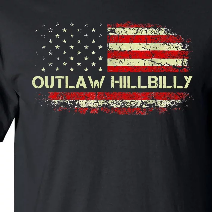 Trump Vance 2024 J.D. Vance Outlaw Hillbilly Tall T-Shirt