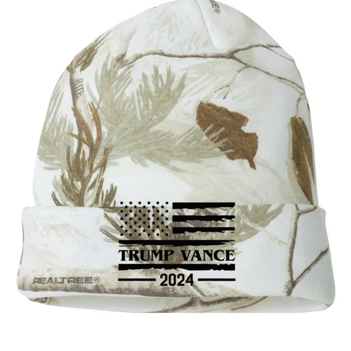 Trump Vance 2024 Us Flag Vintage Election President 2024 Kati - 12in Camo Beanie