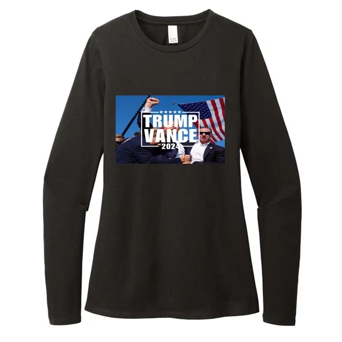 Trump Vance 2024 Womens CVC Long Sleeve Shirt