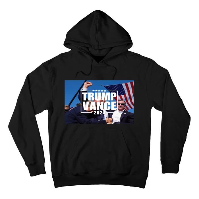 Trump Vance 2024 Tall Hoodie