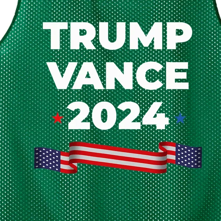 Trump Vance 2024 Mesh Reversible Basketball Jersey Tank