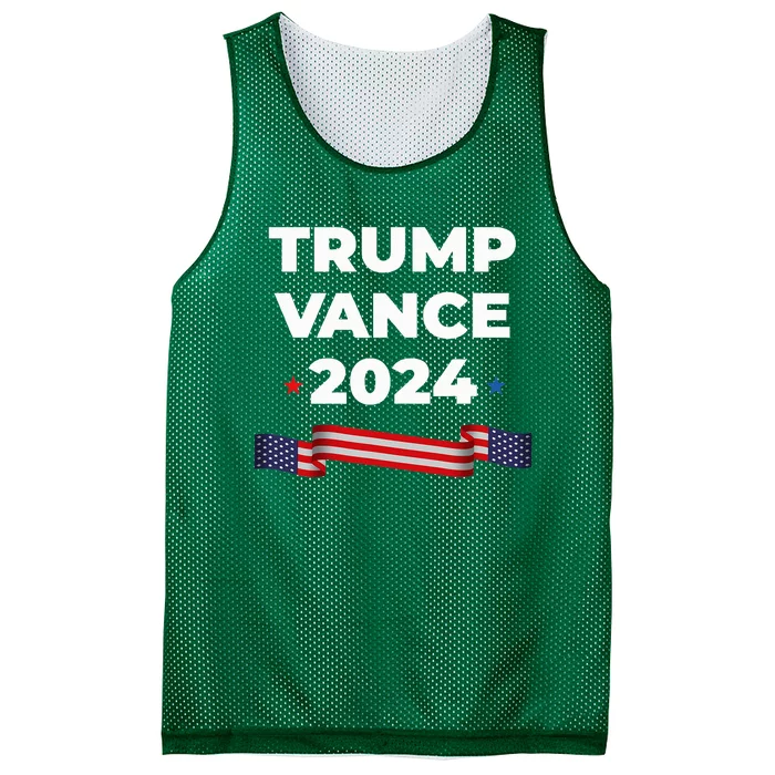 Trump Vance 2024 Mesh Reversible Basketball Jersey Tank