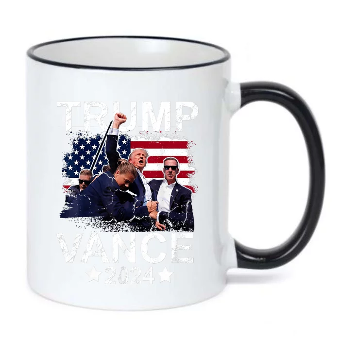 Trump Vance 2024 President Trump Supporter Re Election Black Color Changing Mug