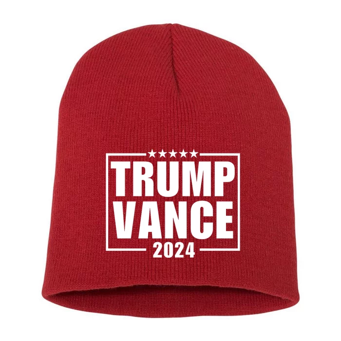 Trump Vance 2024 Short Acrylic Beanie