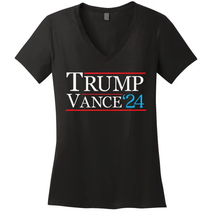 Trump Vance 2024 Trump Campaign T Jd Vance Women's V-Neck T-Shirt