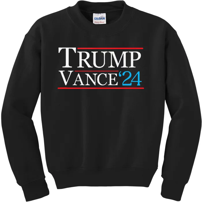 Trump Vance 2024 Trump Campaign T Jd Vance Kids Sweatshirt