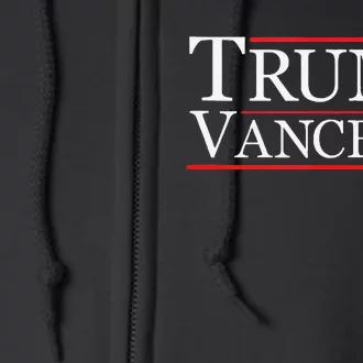 Trump Vance 2024 Trump Campaign T Jd Vance Full Zip Hoodie