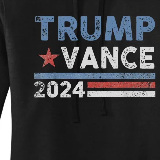 Trump Vance 2024 President Trump Women's Pullover Hoodie