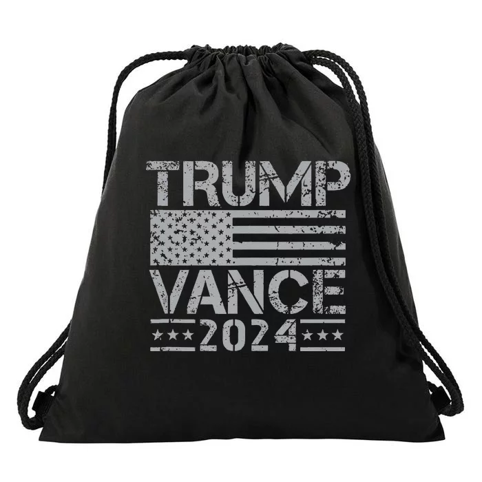 Trump Vance 2024 Military Veterans For Trump Drawstring Bag