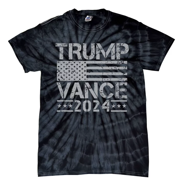 Trump Vance 2024 Military Veterans For Trump Tie-Dye T-Shirt