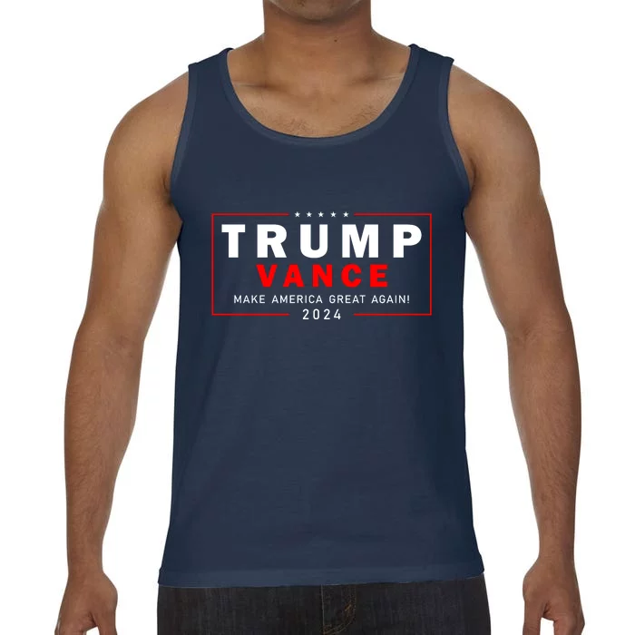 Trump Vance 2024 Make America Great Again Maga President Comfort Colors® Tank Top