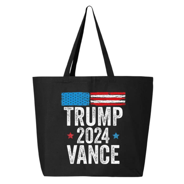 Trump Vance 2024 Donald Trump Jd Vance 2024 Pro Trump 2024 25L Jumbo Tote