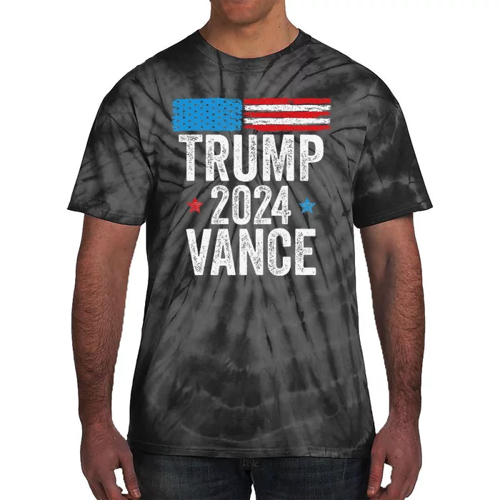 Trump Vance 2024 Donald Trump Jd Vance 2024 Pro Trump 2024 Tie-Dye T-Shirt