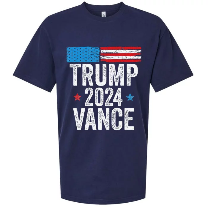 Trump Vance 2024 Donald Trump Jd Vance 2024 Pro Trump 2024 Sueded Cloud Jersey T-Shirt