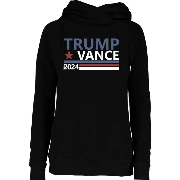 Trump Vance 2024 Womens Funnel Neck Pullover Hood