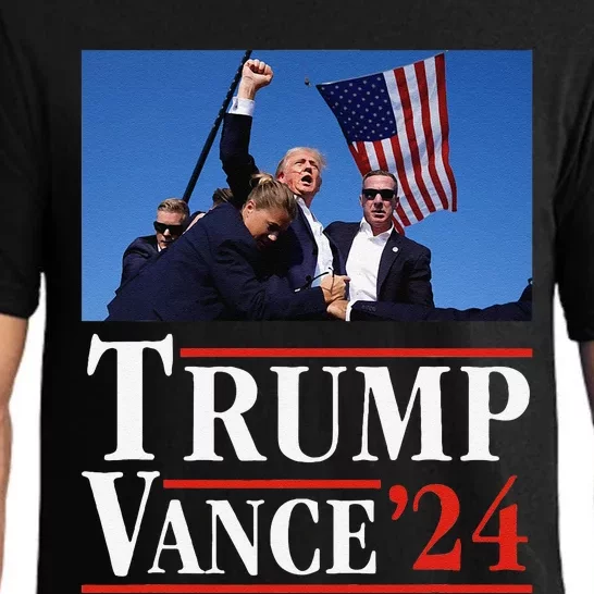 Trump Vance 2024 Donald Trump Shot Usa Election Rally Pajama Set