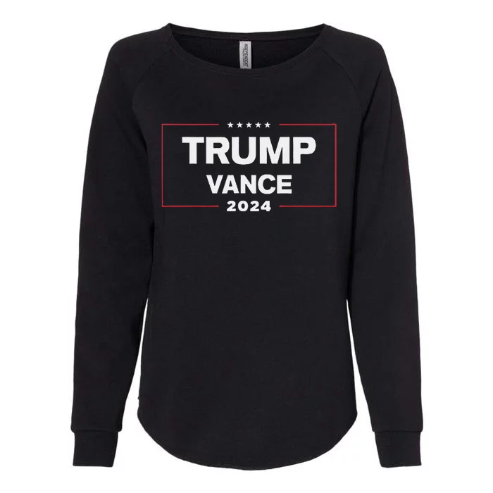 Trump Vance 2024 For President Vp Election Campaign Pocket Womens California Wash Sweatshirt