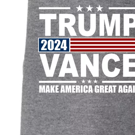 Trump Vance 2024 Make America Great Again Doggie 3-End Fleece Hoodie