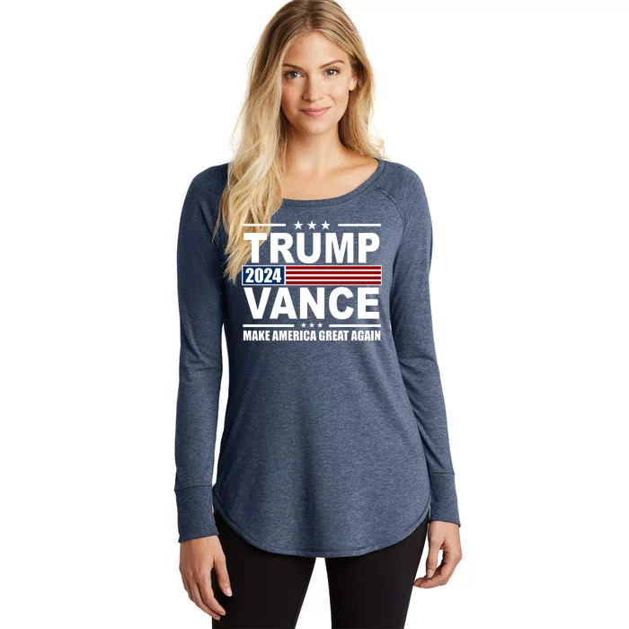 Trump Vance 2024 Make America Great Again Women's Perfect Tri Tunic Long Sleeve Shirt