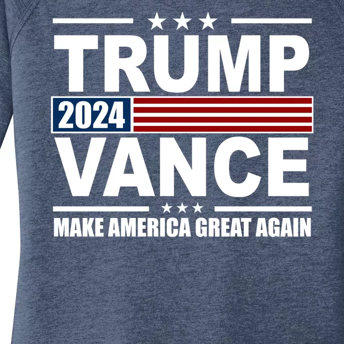 Trump Vance 2024 Make America Great Again Women's Perfect Tri Tunic Long Sleeve Shirt