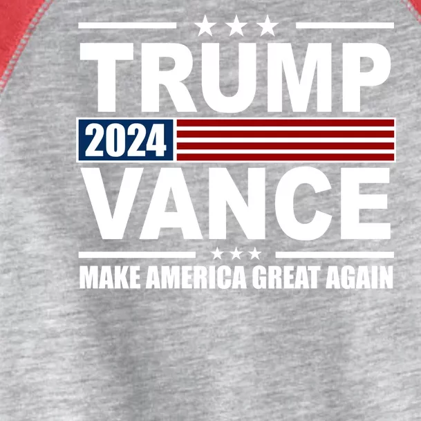 Trump Vance 2024 Make America Great Again Toddler Fine Jersey T-Shirt